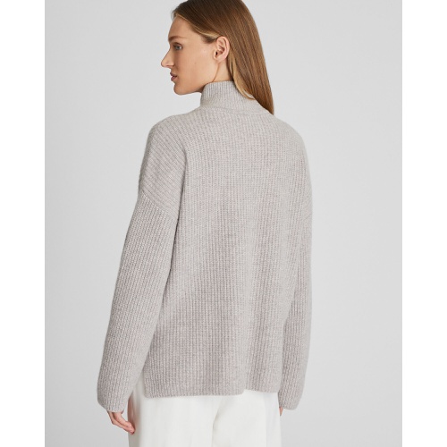 클럽모나코 Relaxed Cashmere Quarter Zip Sweater