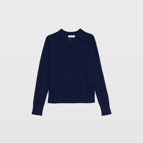 클럽모나코 Signature Linen Crewneck Sweater