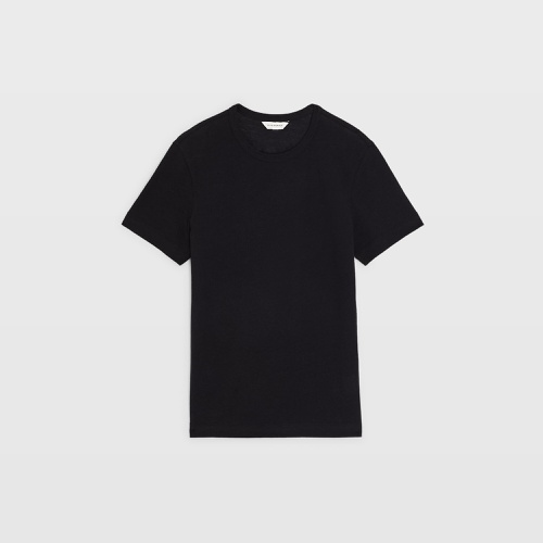 클럽모나코 Short Sleeve Linen-Cotton Pique Tee