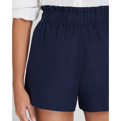 클럽모나코 Linen Blend Pull-On Short