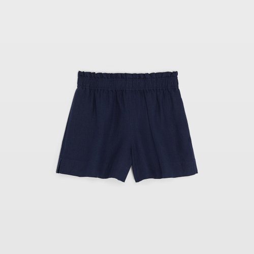 클럽모나코 Linen Blend Pull-On Short