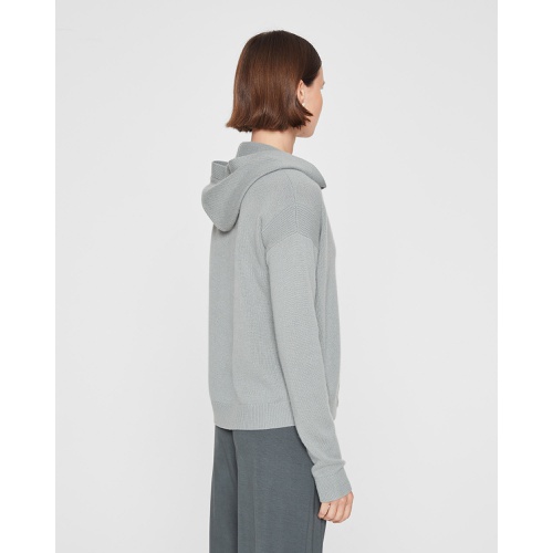 클럽모나코 Cashmere Button Front Hoodie