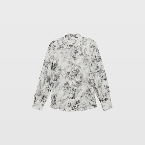 클럽모나코 Silk Georgette Shirt