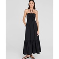 Cotton Halter Maxi Dress