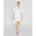 Novel Pleated Shirt Dress