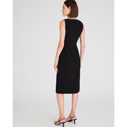 클럽모나코 Fitted Crepe Midi Dress