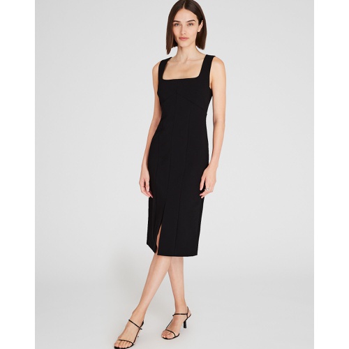 클럽모나코 Fitted Crepe Midi Dress