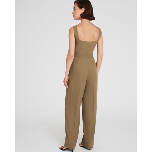 클럽모나코 Crepe Square-Neck Jumpsuit