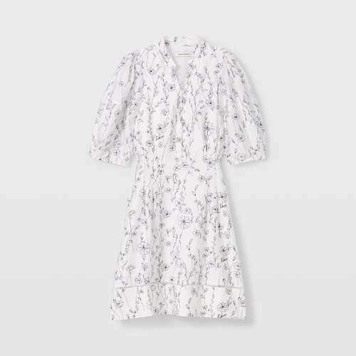 클럽모나코 Floral Balloon Sleeve Mini Dress