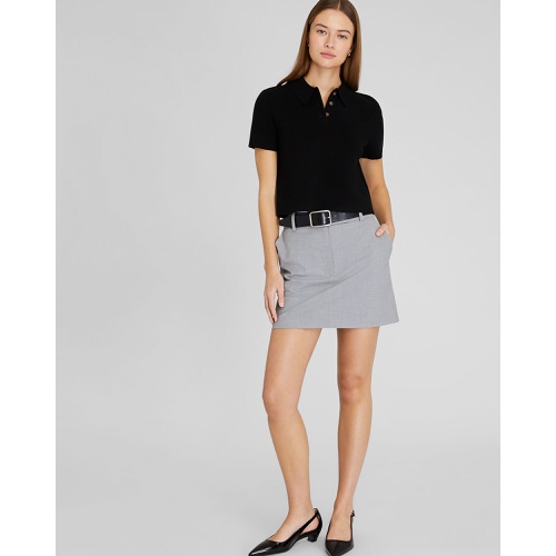 클럽모나코 Lightweight Wool Mini Skirt