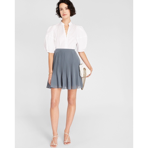 클럽모나코 Pleated Short Skirt