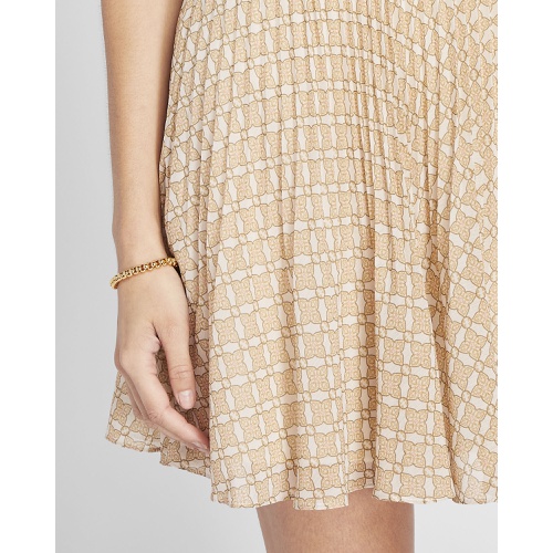 클럽모나코 Pleated Short Skirt