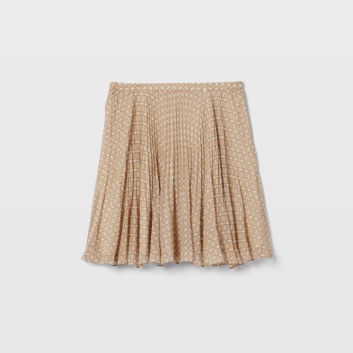 클럽모나코 Pleated Short Skirt