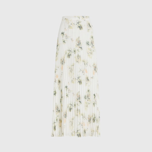 클럽모나코 Floral Pleated Maxi Skirt