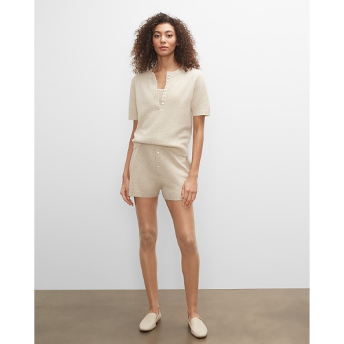 클럽모나코 Cashmere Button Shorts