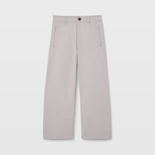 클럽모나코 High Rise Cropped Twill Pant