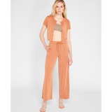 Sandwash Pique Wide Leg Pant