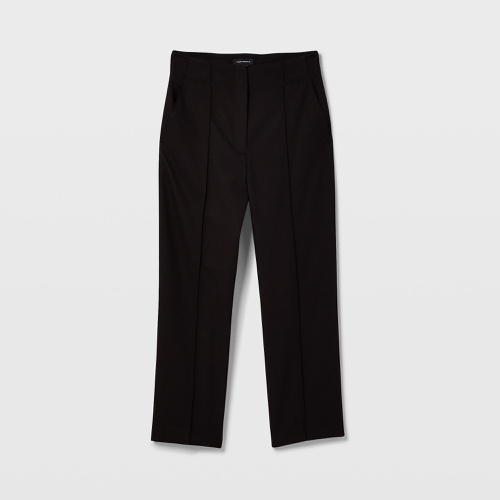 클럽모나코 High-Rise Pique Pintuck Trouser