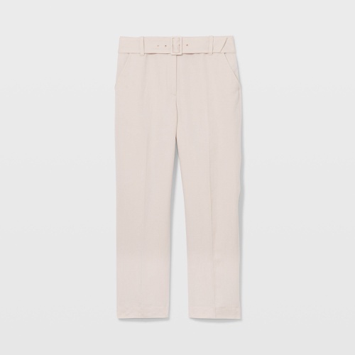 클럽모나코 Belted Linen Blend Trouser