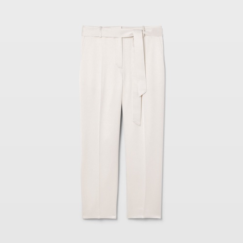 클럽모나코 Belted Slim Satin Trouser