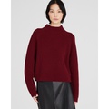 Cashmere Cropped Mockneck Sweater