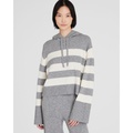 Striped Relaxed Wool-Cashmere Hoodie