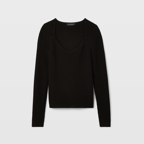 클럽모나코 Shrug Neck Rib Sweater