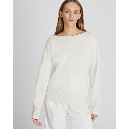 클럽모나코 Brushed Cashmere V-Back Sweater