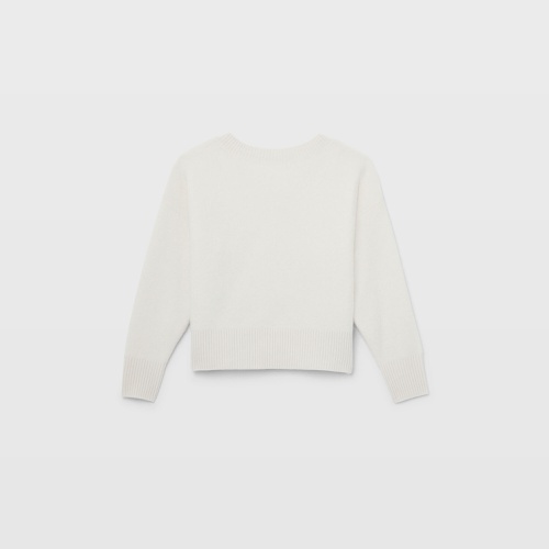 클럽모나코 Brushed Cashmere V-Back Sweater