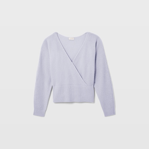 클럽모나코 Cashmere Cross Front Sweater