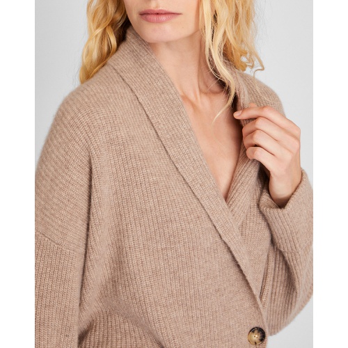 클럽모나코 Cashmere Shawl Wrap Cardigan