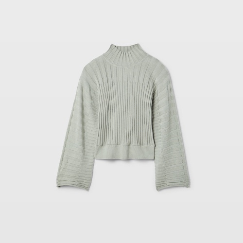 클럽모나코 Rib Dolman Mockneck Sweater