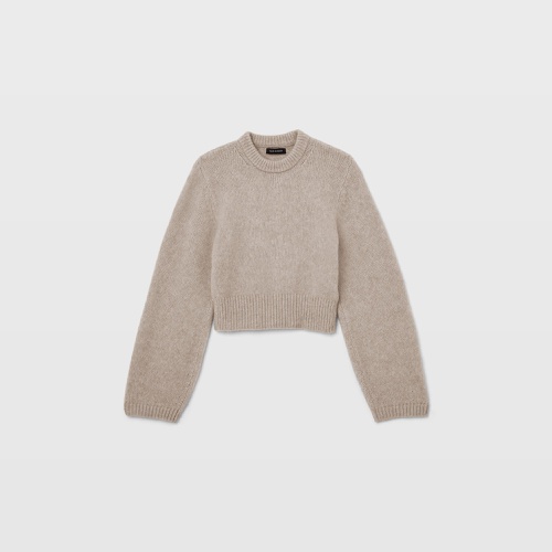 클럽모나코 Cropped Relaxed Crewneck