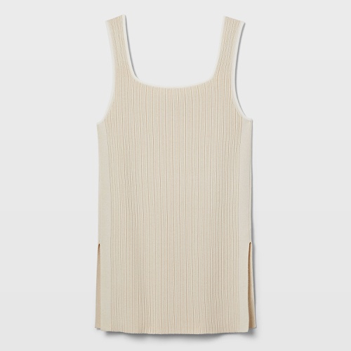 클럽모나코 Square Neck Striped Tank