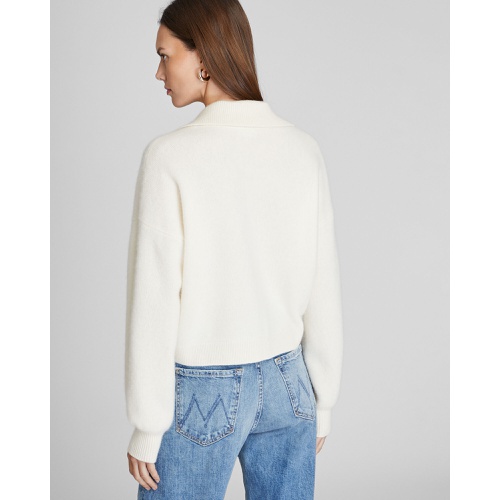 클럽모나코 Boiled Cashmere Cropped Cardigan