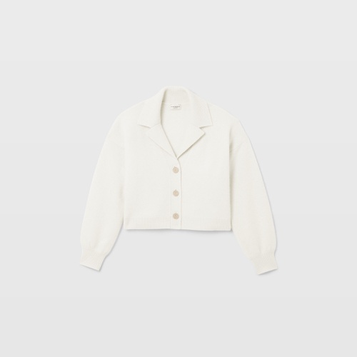 클럽모나코 Boiled Cashmere Cropped Cardigan