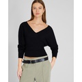 V-Neck Cashmere Dolman Sweater