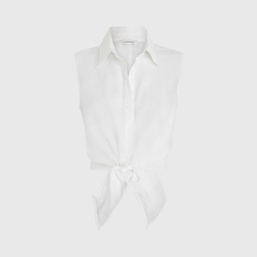 클럽모나코 Sleeveless Linen Top