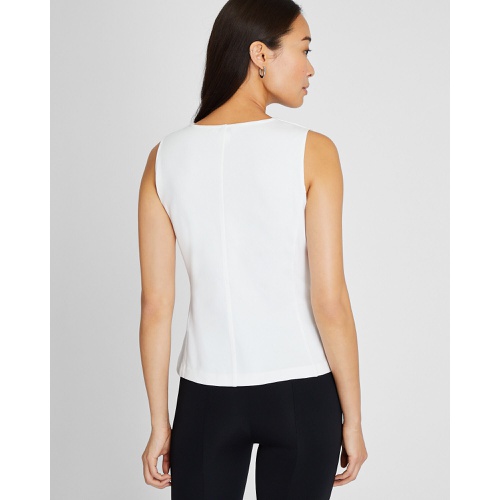 클럽모나코 Sleeveless Knit Wrap Top