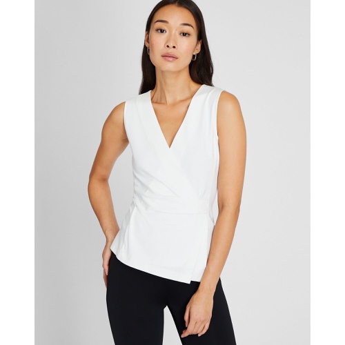 클럽모나코 Sleeveless Knit Wrap Top