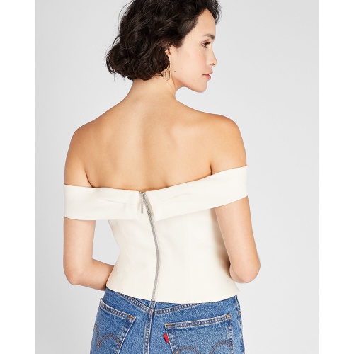 클럽모나코 Off-The-Shoulder Draped Top