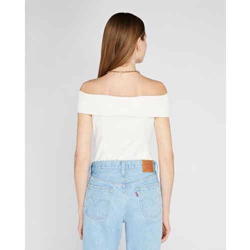 클럽모나코 Luxe Crepe Off-The-Shoulder Top