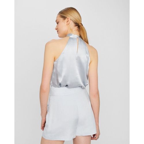 클럽모나코 Silk Drape Halter Top