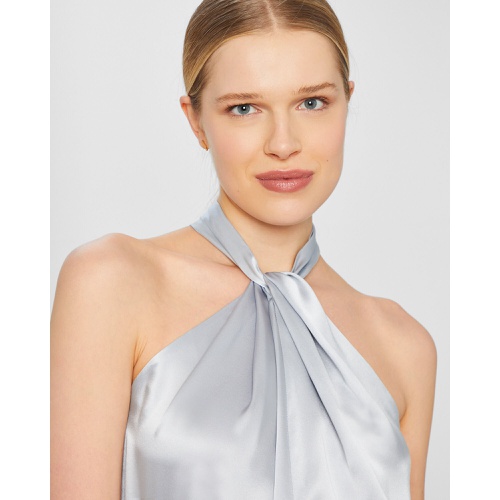 클럽모나코 Silk Drape Halter Top