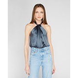 Silk Drape Halter Top