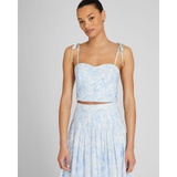 Pleat Detail Bandeau Top