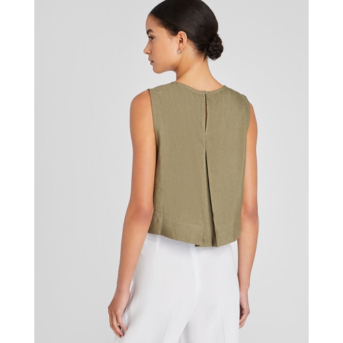 클럽모나코 Linen Cropped Shell