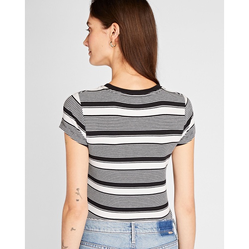 클럽모나코 Striped Bowee Tee