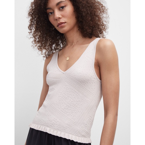 클럽모나코 Ruffle Hem Tank