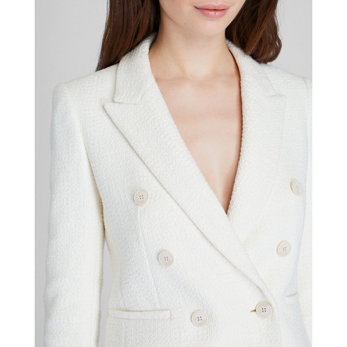 클럽모나코 Textured Cropped Double Breasted Blazer